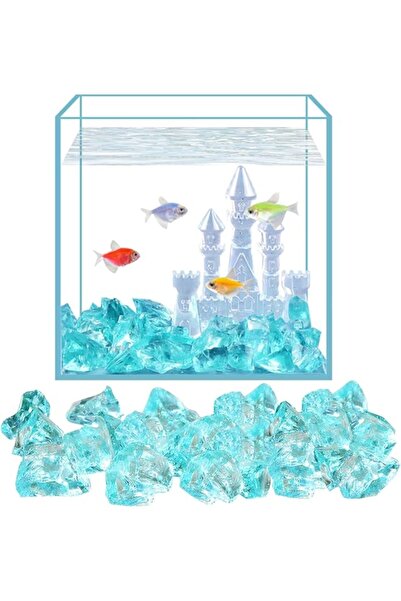 The Bros Blue Crystal Stone for Aquarium Decorations