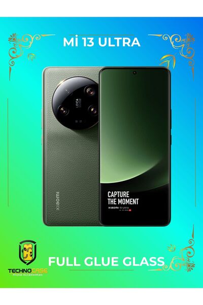 CaseTechnoo Xiaomi Mİ 13Ultra Ekran Koruyucu 6D Edge Ekran Full Cover 9H Temp...