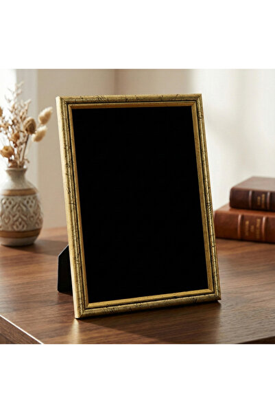 Ma.re accessories Gold Dikdörtgen Ayaklı Fotoğraf Çerçevesi | 21 x 15,5 cm | Şık ve Modern Dekor