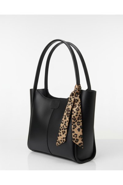 ZEGİ BAGS &MORE Mink Women's Shoulder Bag with Large Interior Volume Scarf