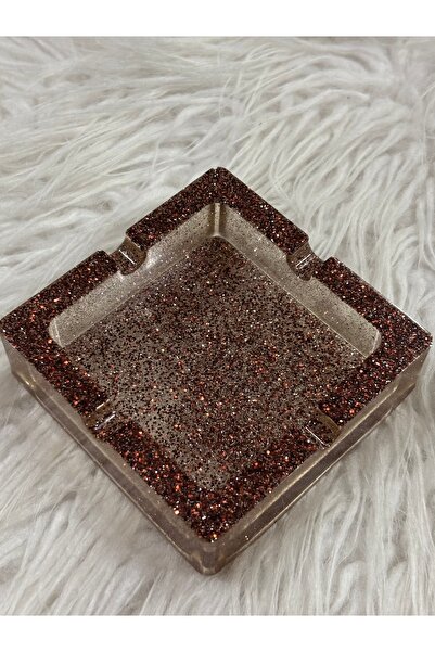 cesaconsept Kahverengi Sim Karışımı Epoksi Küllük