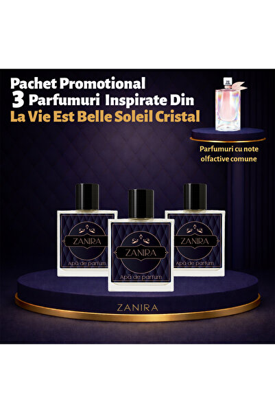 Zanira Promotional Set 3 Perfumes 149 – Inspired by L.V.E.B. Soleil Cristal