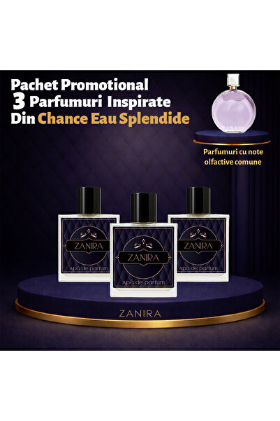 Zanira Promotional Set of 3 Perfumes 178 – Inspired by Chance Eau Splendide