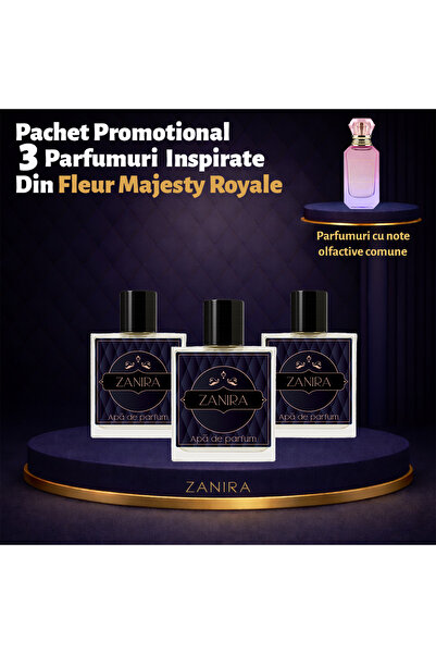 Zanira Promotional Set of 3 Perfumes 136 – Inspired by Fleur Majesty Royale