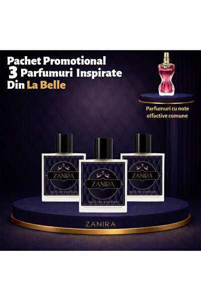 Zanira Promotional Set of 3 Perfumes 105 – Inspired by La Belle