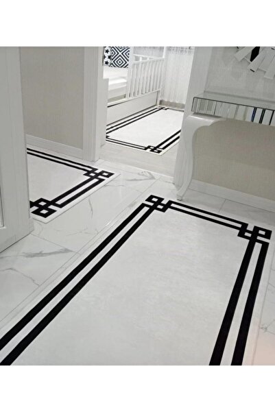 Home Yıkanabilir Kaymaz Taban Halı Mutfak Dekor Yolluk Koridor Salon Halısı
