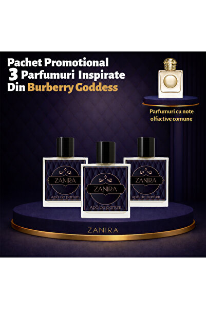 Zanira Set Promoțional 3 Parfumuri 118 – Inspirat din Burbery Goddess