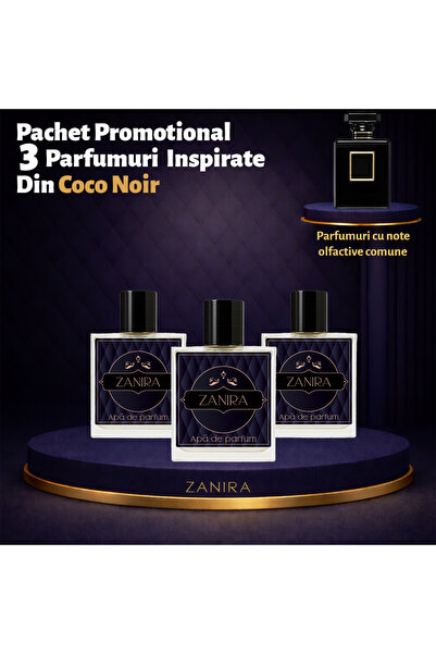 Zanira Promotional Set 3 Perfumes 144 – Inspired by Coco Noir