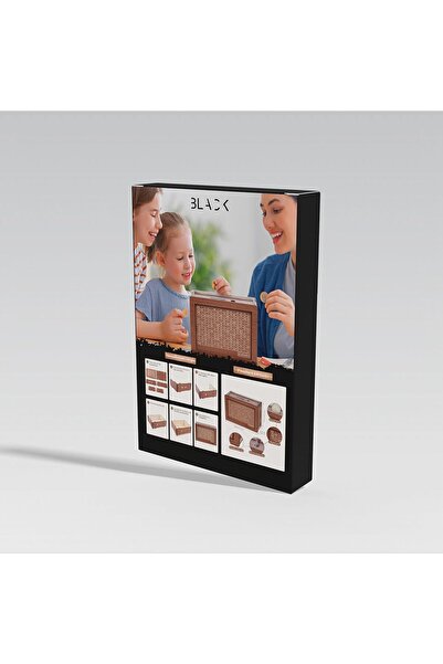 Generic حصالة نقود خشبية لتحدي الادخار - حصالة لتوفير العملات المعدنية للأطفا...