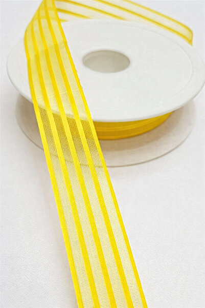 Massaltay شريط هيلتون 2 متر - شريط أورجانزا مخطط - إكسسوار لتزيين حفلات الزفا...