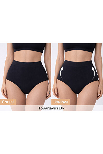 DVNİA Mabet Model Yüksek Bel Alt Karın ve Göbek Toparlayıcı Sıkılaştırıcı Kor...