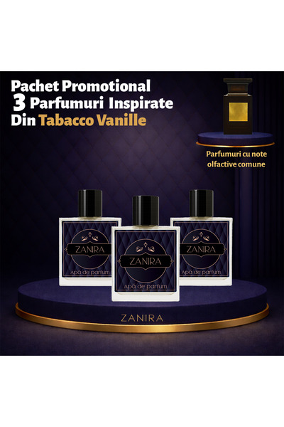 Zanira Set Promoțional 3 Parfumuri 203 – Inspirat din Tabacco Vanille