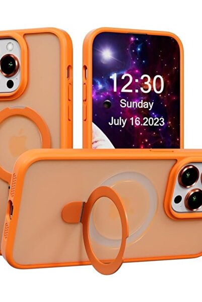 OEM Husă iPhone cu Inel Suport & MagSafe, Protecție Anti-Șoc, TPU Flexibil, N...