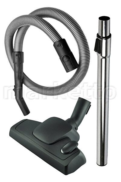 Marketto Philips Uyumlu XB2142/09 Süpürge Hortumu Boru Başlık Seti 3'lü Takım...