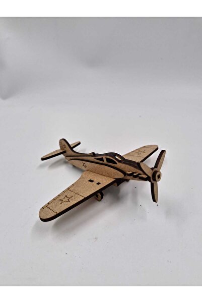 NETWORK ART Ahşap Oyuncak Uçak