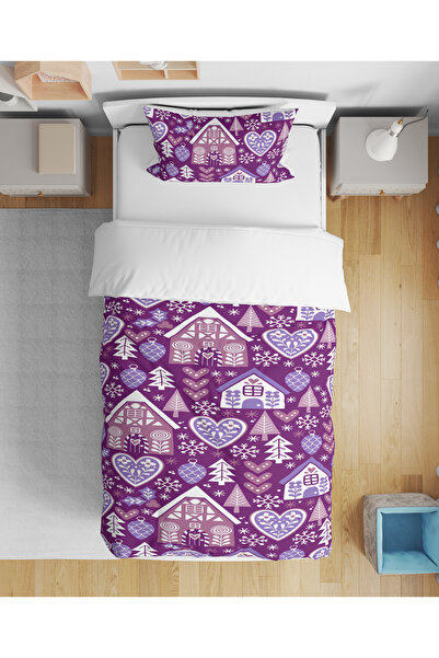 Home طقم غطاء لحاف رقمي ثلاثي الأبعاد لعيد الميلاد المجيد مطبوع بدون ملاءات ل...