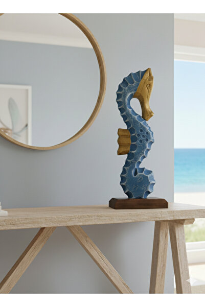 İki Cadı Tasarım Denizatı Ayakta Duran Polyester Obje