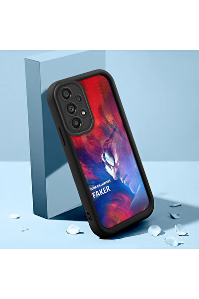 ucuc حافظة هاتف سامسونج جالاكسي A73 متوافقة مع السيليكون الأسود المرن الممتص ...