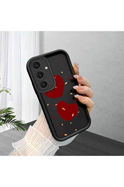 ucuc جراب هاتف سامسونج جالاكسي S24 بلس متوافق مع السيليكون الأسود المرن الممت...