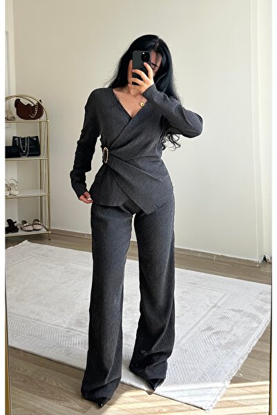 YELZEY BUTİK Side Buckle Detail Set