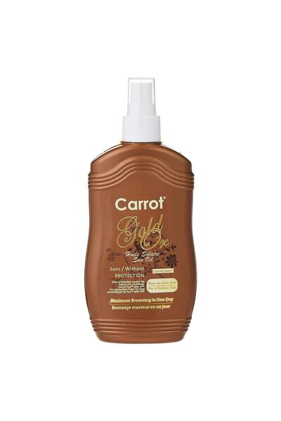 Carrot Sun بخاخ تسمير مكثف بالكاروتين الذهبي لتسريع عملية التسمير