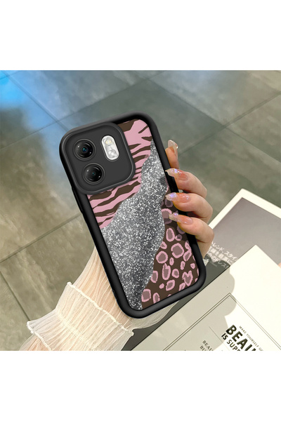 ucuc حافظة هاتف ممتصة للصدمات من السيليكون الأسود المتوافق مع Infinix Smart 9...