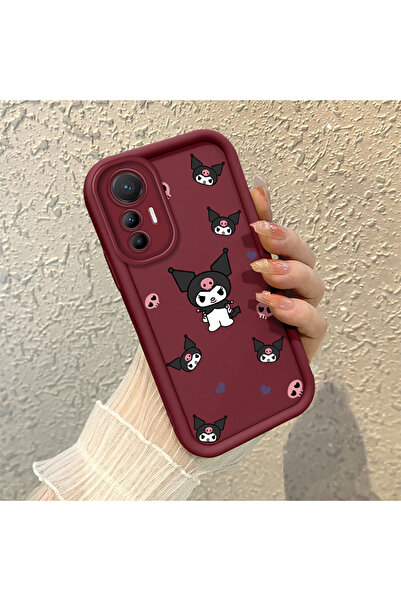 ucuc حافظة عصرية من السيليكون باللون الأحمر الداكن متوافقة مع هاتف Xiaomi Mi ...