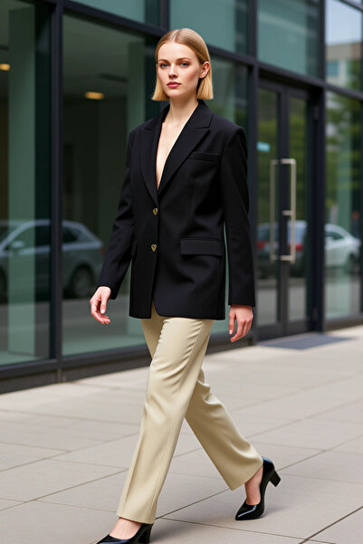 BENERLY سترة نسائية بياقة وأكمام طويلة قصة فضفاضة سترة منسوجة ذات نمط عادي عم...