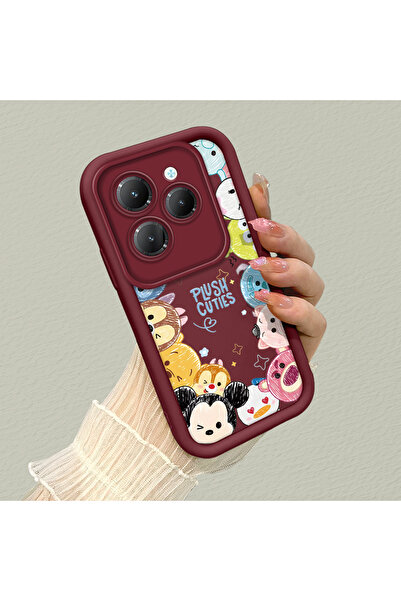 ucuc حافظة كرتونية مرنة متوافقة مع هاتف Infinix Hot 40/40 Pro، حافظة حماية من...