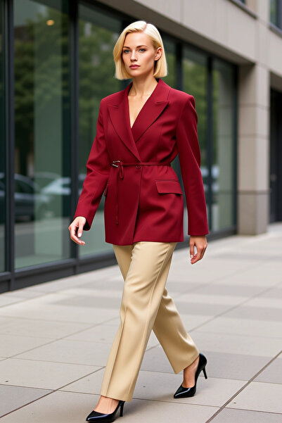 BENERLY Women's Jacket Collar Long Sleeve Standard Fit Woven Fabric Functiona...