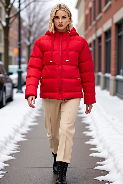 BENERLY معطف نسائي بغطاء رأس ذو أكمام منخفضة وسحاب ومقاوم للماء، عملي، متين، ...