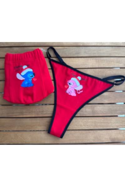 selenesilhouettes ÖZEL BASKILI İÇ ÇAMAŞIRI(ÇİFT KOMBİNİ)