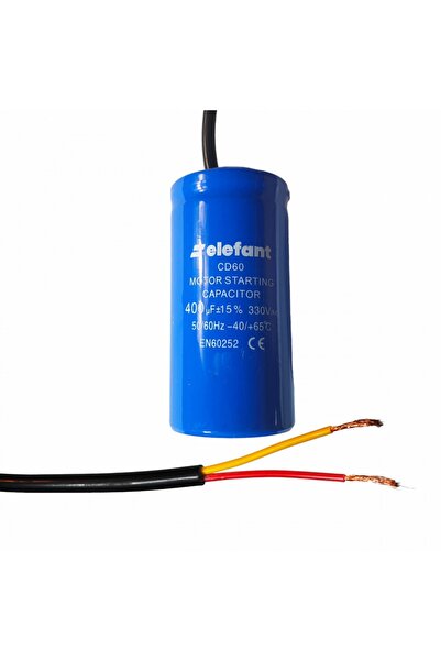 pro tools store romania Condensator cu fir CD60 400µF 50x100mm 330V