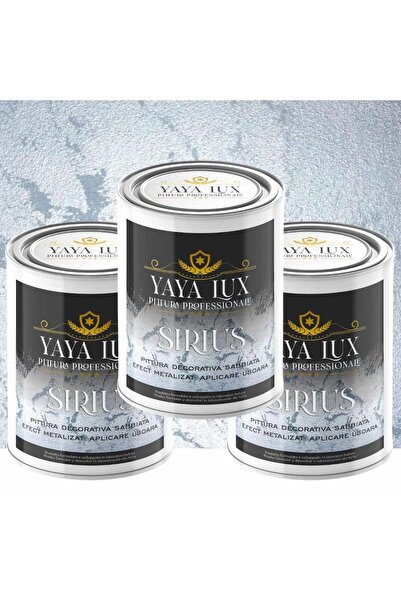 YaYa Color Package 12 Liters, Luxury Decorative Paint - Sirius Silver