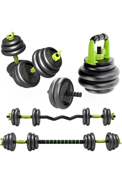 YALLA HomeGym 50KG Adjustable Dumbbells Barbell Kettlebell Set, 8 in 1 Free Weights Dumbbells