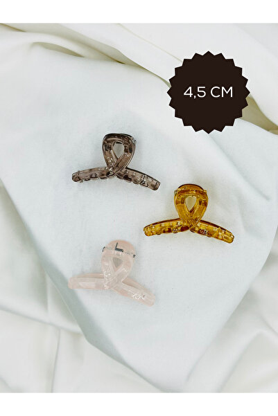 Raha Butik Set de 3 catarame transparente colorate