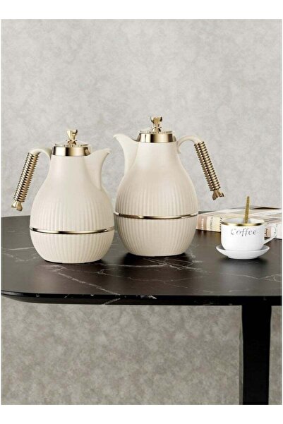 ALQANNAS طقم من ترمسين عاليي الجودة للشاي والقهوة مع ضمان لمدة 3 سنوات