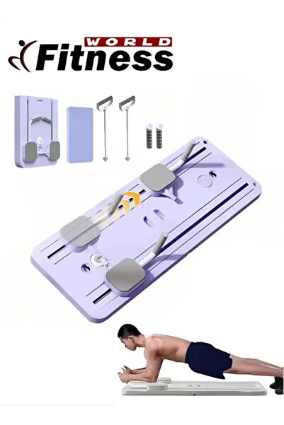 Fitness World Pilates Board - Pilates Repair Kit, Pilates Repair Board for Home, 5-in-1 Gliding Board for Pilates Exercises