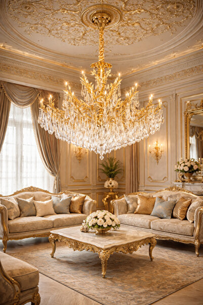 qwell Royal Victorian Crown Chandelier