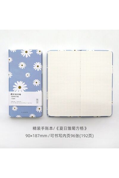 Choice r Hardfaced Weekly Notebook English Checked Student Hand Ledger Notebo...