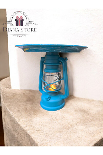 ceneric فانوس مضيء ديكور رمضاني بصحن علوي 12قطعة