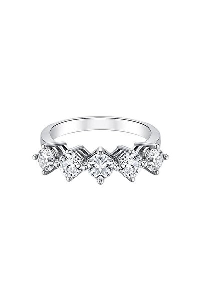 Sense of Atelier Crown Five Five Stone Ring-Silver - 18