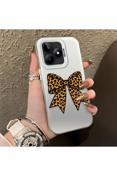 ucuc حافظة حماية متينة متوافقة مع هاتف Realme C51 مصنوعة من السيليكون مع تصمي...