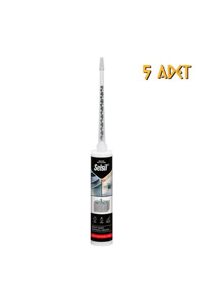 Selsil 2K Epoksi Bazlı Kimyasal Dübel 300 ml. - 5 Adet