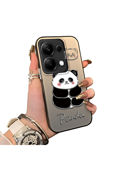 ucuc غطاء سيليكون متوافق مع هاتف Xiaomi Redmi Note 13 Pro 4G بنمط الباندا الل...