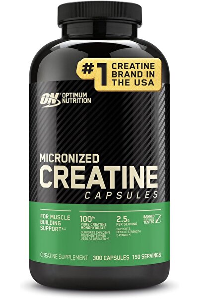 Optimum Nutrition Micronized Creatine Monohydrate Capsules, Keto Friendly, 25...