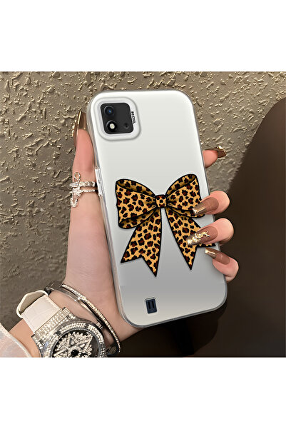 ucuc حافظة متينة متوافقة مع هاتف Realme C20/C20A مصنوعة من السيليكون مع شريط ...