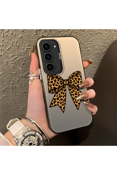 ucuc حافظة سيليكون متينة متوافقة مع هاتف سامسونج جالاكسي S23 مع تصميم الفهد و...