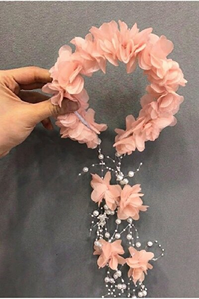 Massaltay تاج الحناء للترفيه للنساء – تاج زهور التول بالليزر