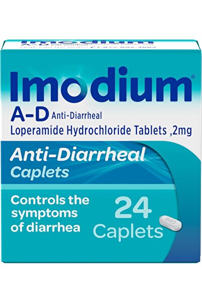 IMODIUM A-D Diarrhea Relief Caplets with Loperamide HCl, Anti-Diarrheal Medicine